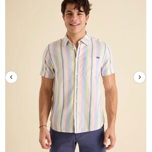 Chubbies Resort Weave Friday Shirt in Soft Serve